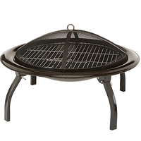 AmazonBasics Portable Folding Fire Pit, 66 cm: £42.39 £39.99 (save £2.40) | Amazon