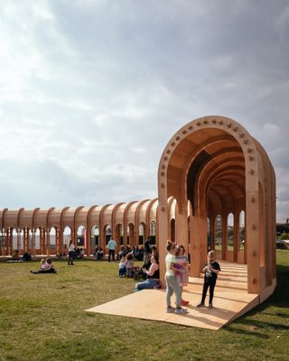 The Riwaq pavilion in Brighton