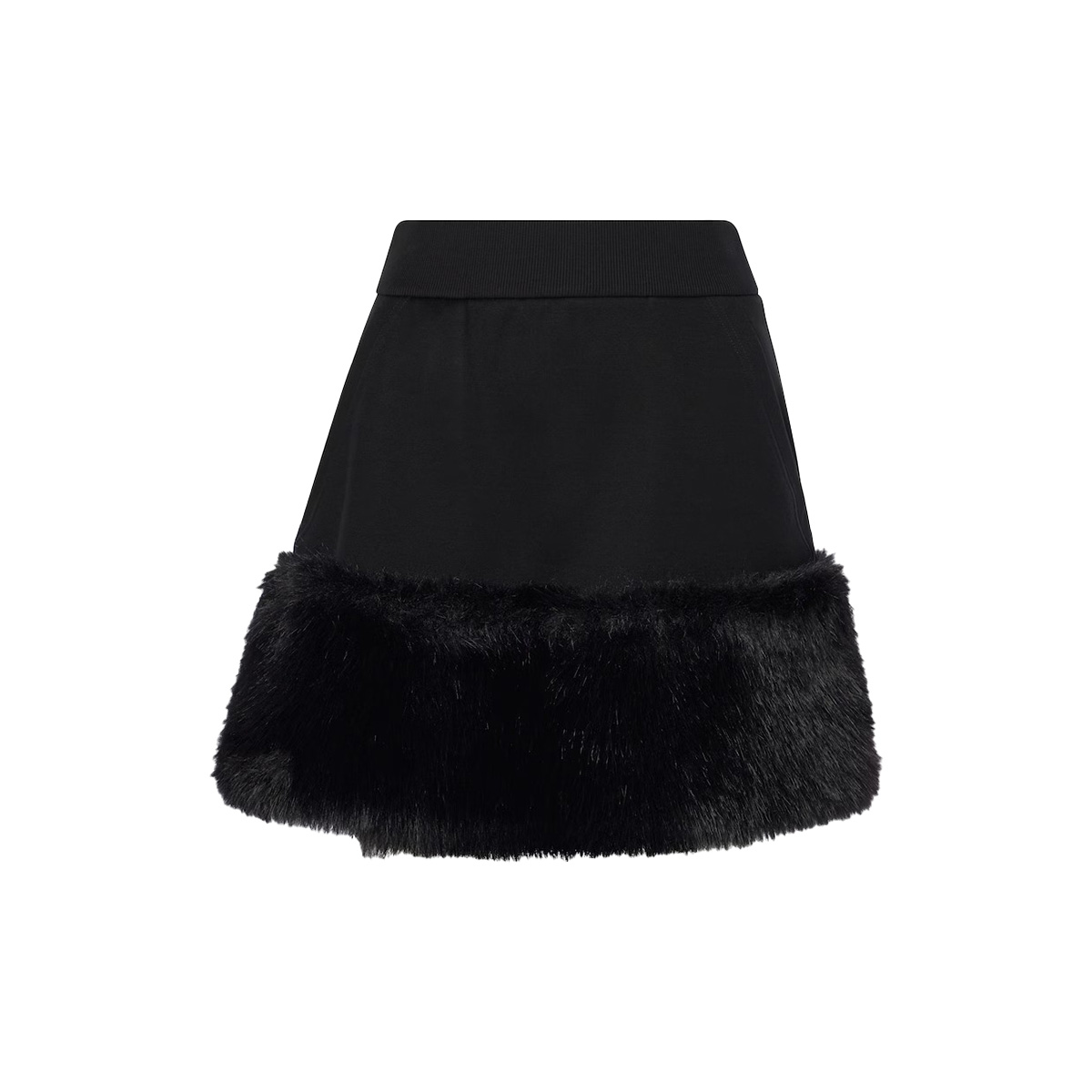 Rabanne, Faux-Fur-Trimmed Midi Skirt