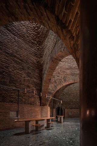 Interior of 50% Cloud restaurant