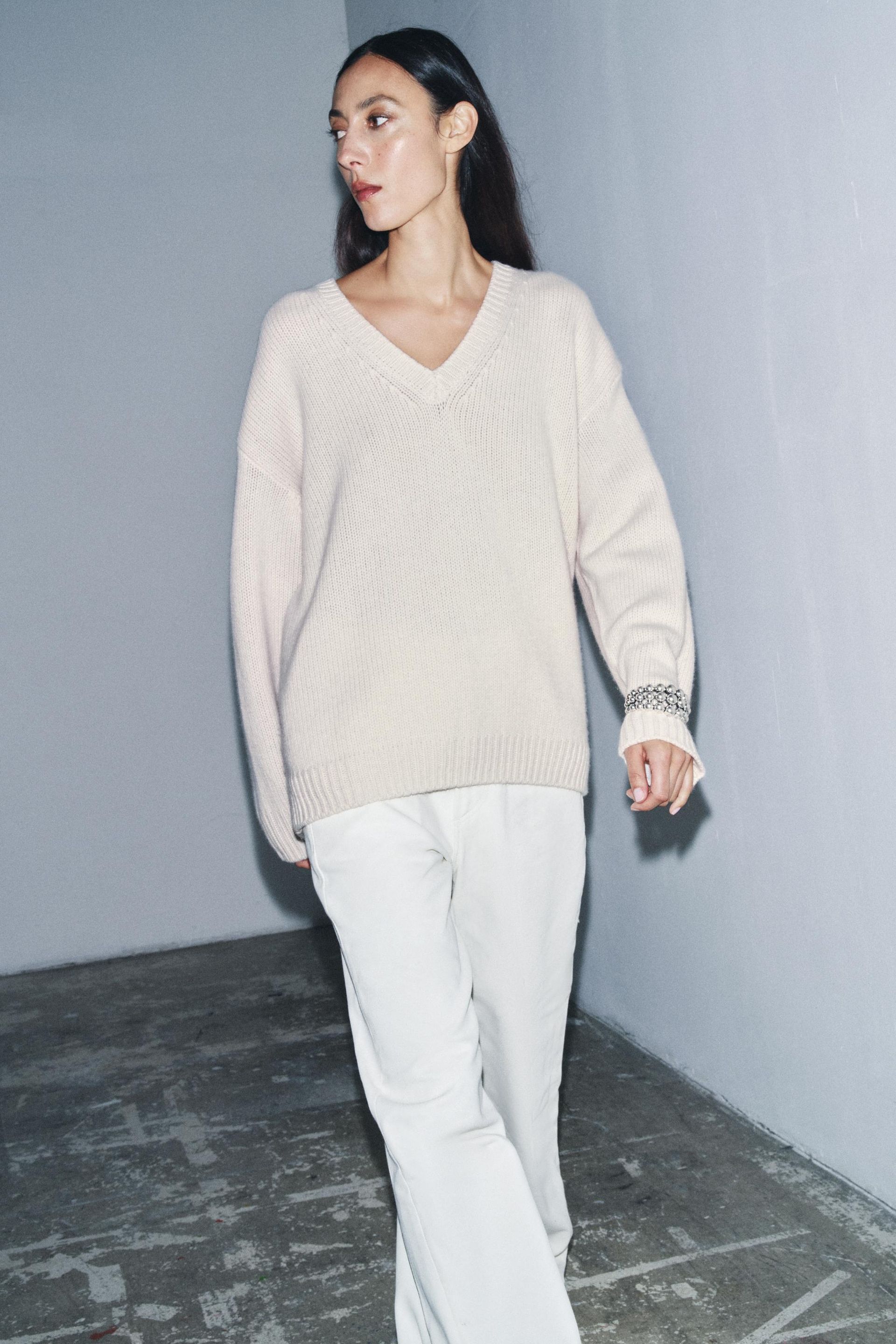 Oversized Wool and Cashmere Jumper