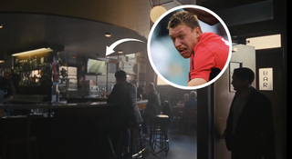 Scene from Succession with Phil Jones
