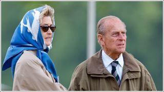Penelope Knatchbull, Lady Brabourne and Prince Philip, Duke of Edinburgh attend day 3 of the Royal Windsor Horse Show in Home Park on May 12, 2007 in Windsor, England.