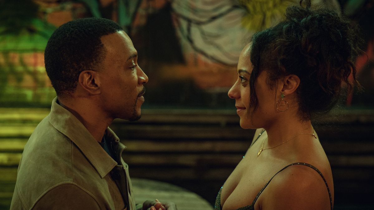 Ashley Walters as Josh, Rosalind Eleazar as Kat in Missing You