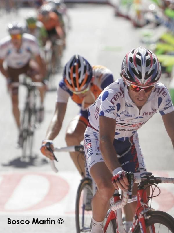 The peloton detonated on the steep climb