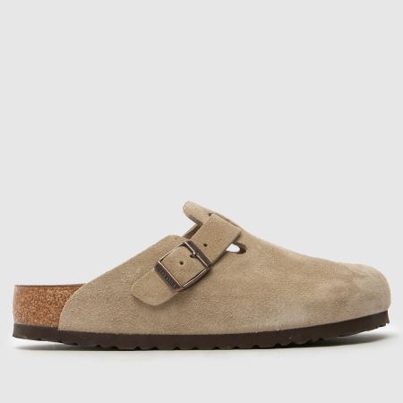 Birkenstock Boston Clog in Taupe