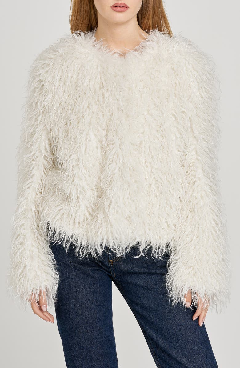 X Sara Walker Bridgette Faux Fur Jacket