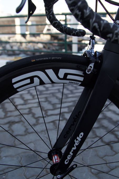 Enve wheels and Continental tyres