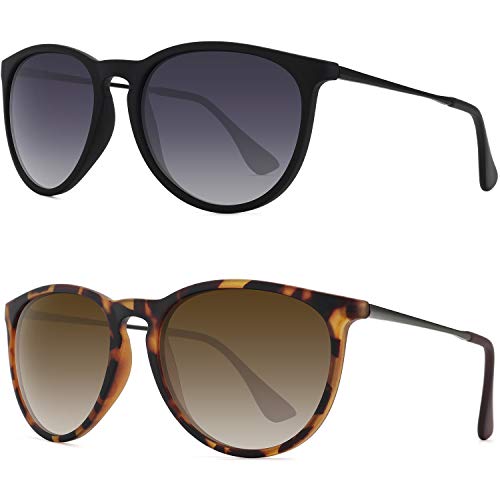 Wowsun Retro Sunglasses Womens 2024 Trendy Round Classic Glasses