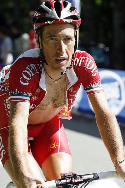 Cristian Moreni (Cofidis) was suffering on the climb, but it was likely the last time in this Tour.
