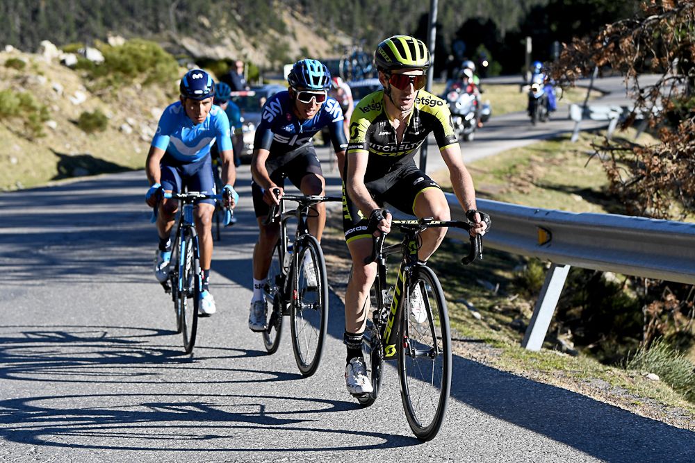 Adam Yates, Egan Arley Bernal and Nairo Quintana