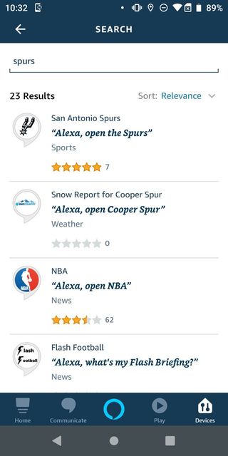 Alexa skills sports 3