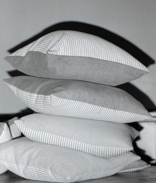 Photograph of stack of cushions by Veronica Viacava