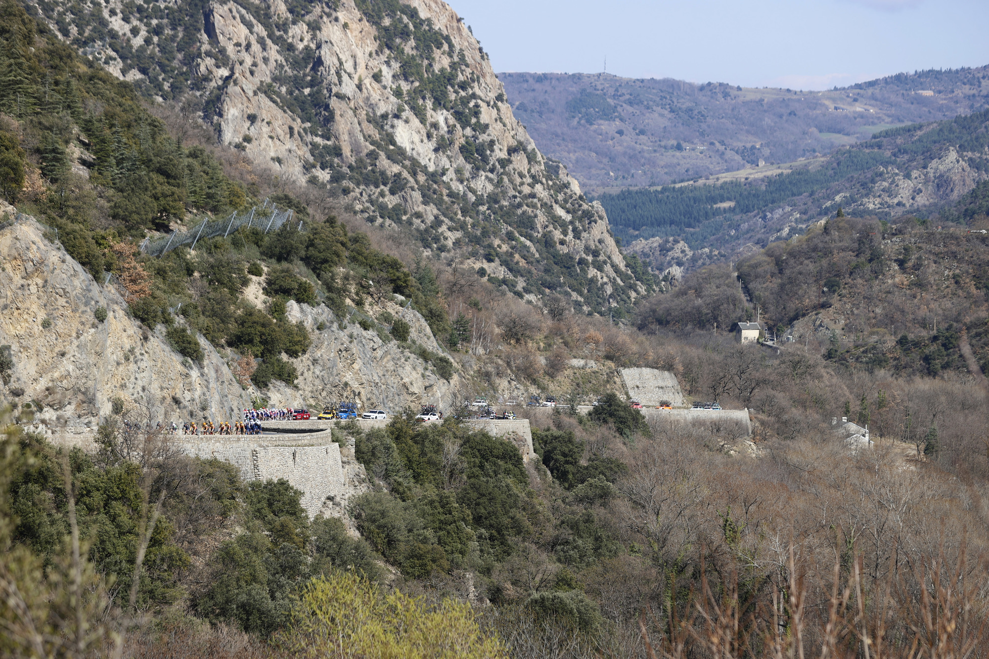 Volta Ciclista a Catalunya 2022 - 101st Edition - 3rd stage Perpinya - La Molina 161 km - 23/03/2022 - Scenery - photo Luis Angel Gomez/SprintCyclingAgencyÂ©2022