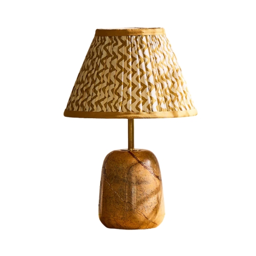 Pooky Lighting US, Thimble Cordless Table Lamp in Natural Marble