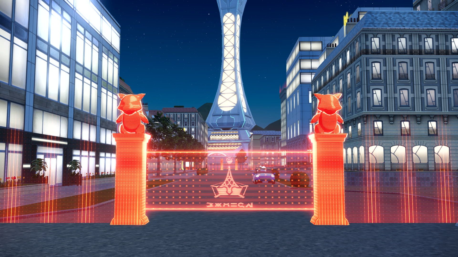 A wild area gate in Pokemon Legends ZA