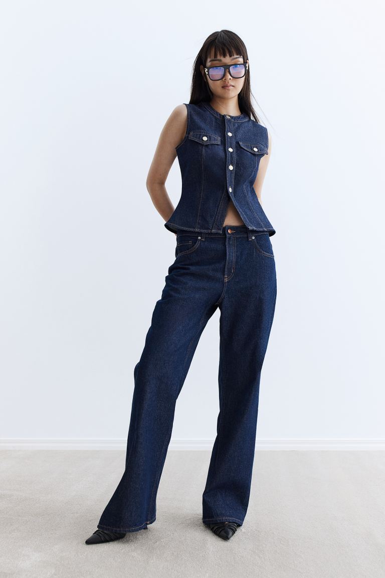 Bleecker High Rise Wide Leg Jeans