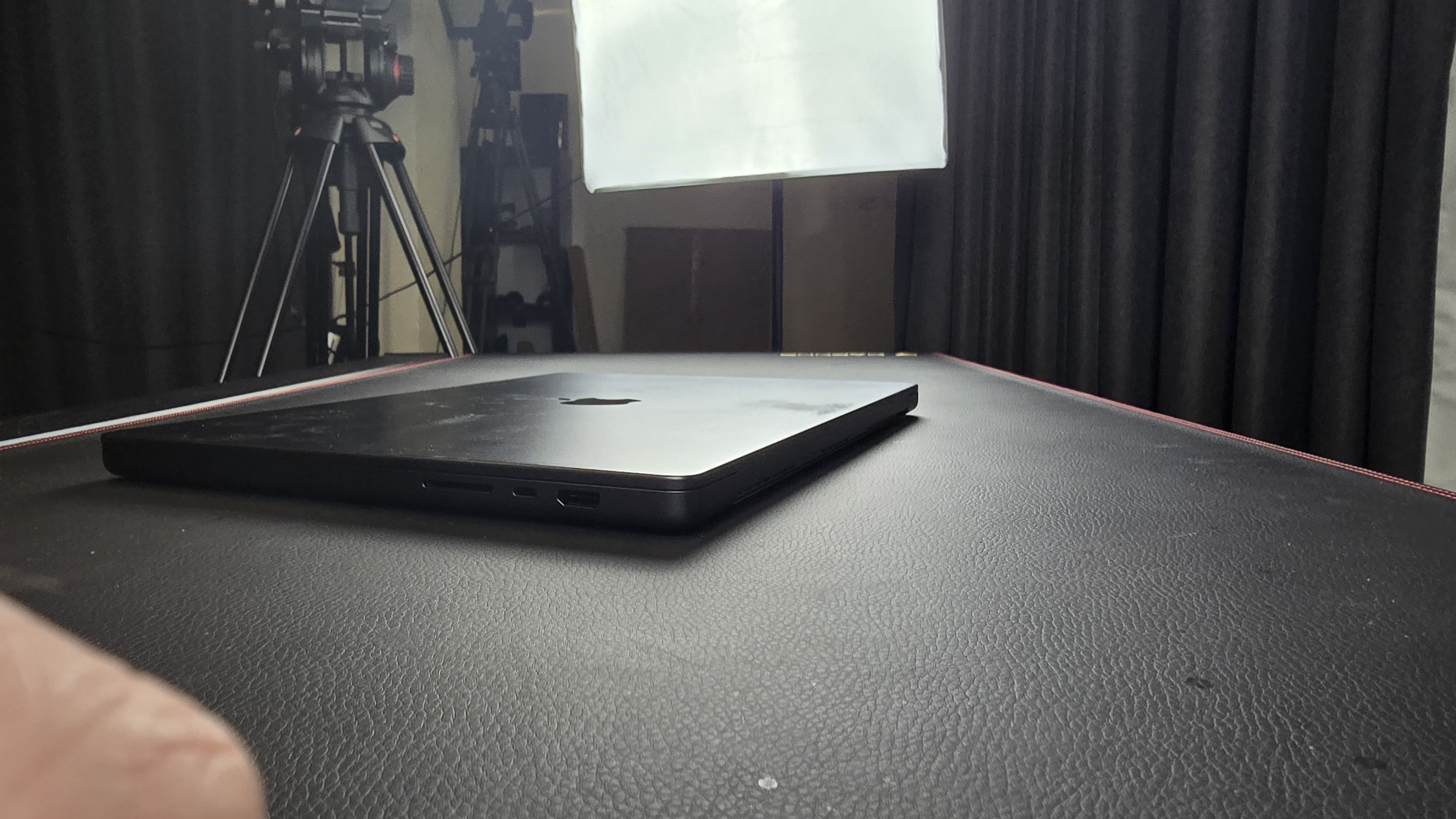 16-inch MacBook Pro with M4 Pro chip in a studio being used