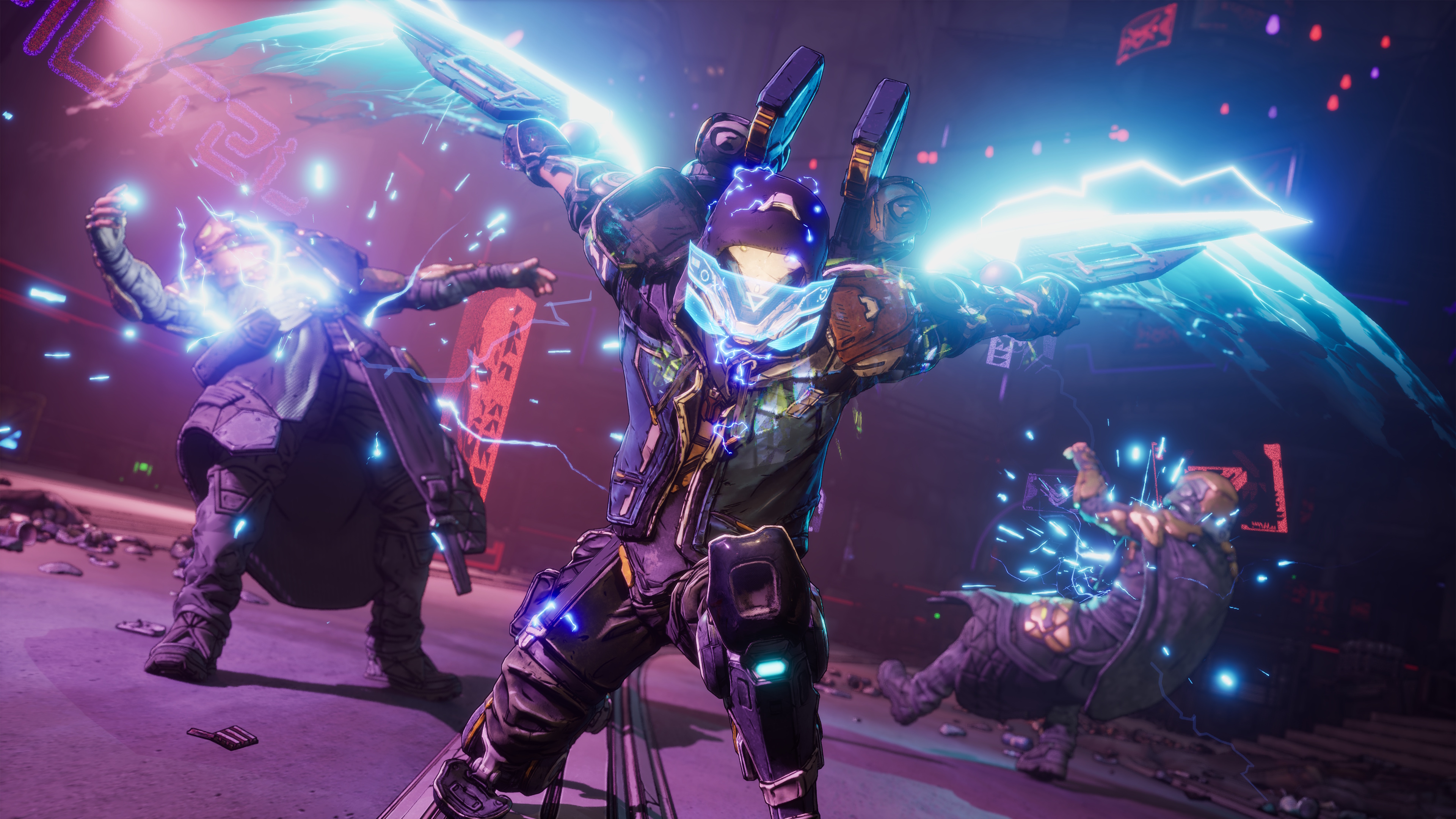 Borderlands 4 new Vault Hunter Rafa with electric blades