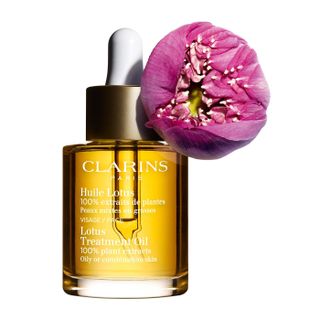 Clarins, Lotus Balancing & Hydrating Face Treatment Oil