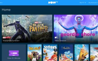 Here’s how the Now TV homepage looks with all of the passes