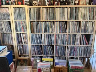 Part of Leif Edling’s vinyl collection