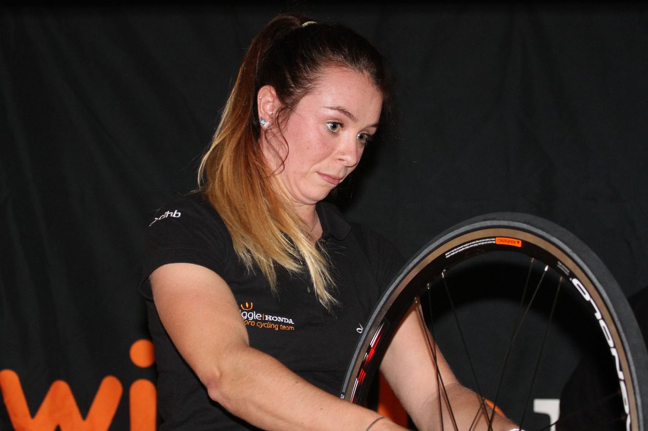 Eileen Roe does the Tyre challenge