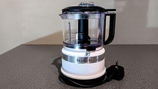 KitchenAid food chopper on countertop