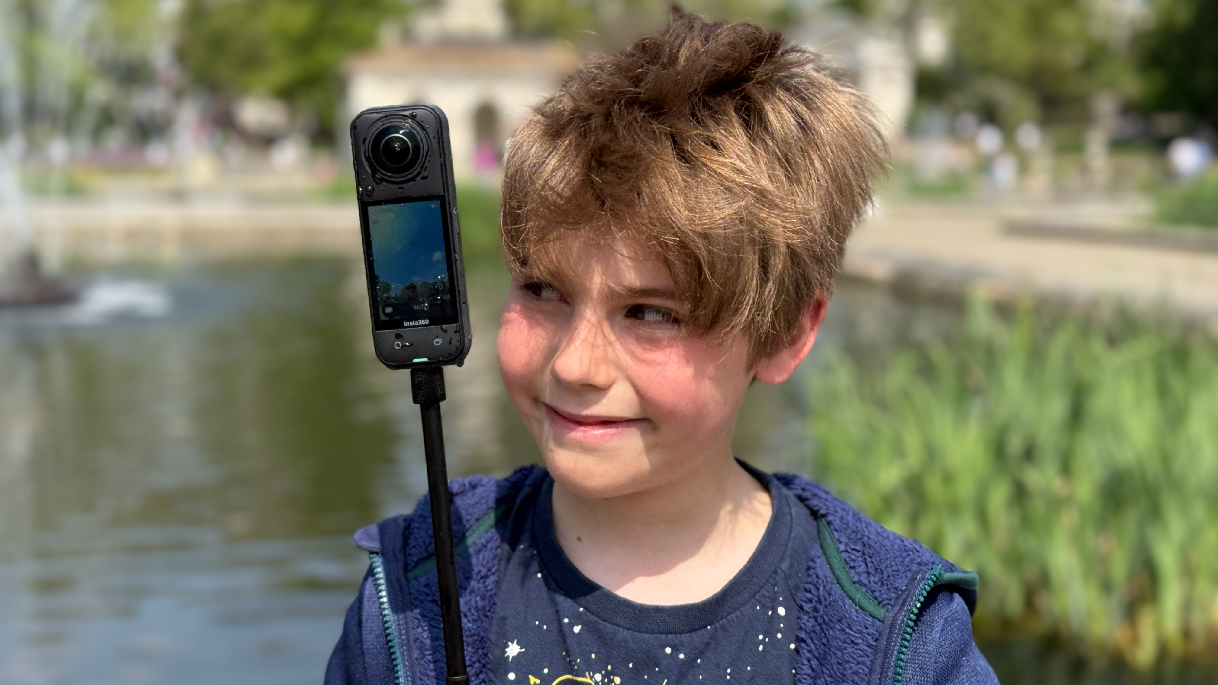 Adam Juniper's son and Insta360 X5