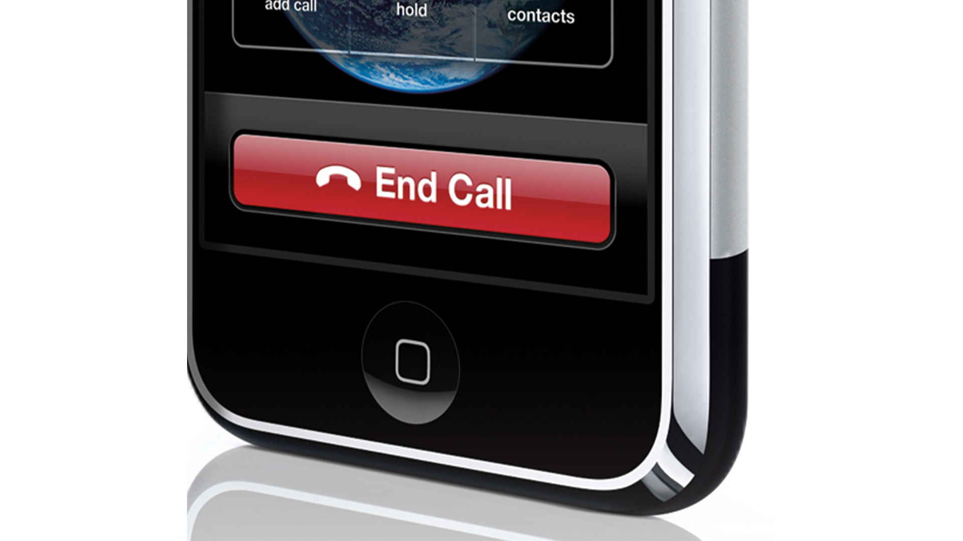 Apple's old "end call" button