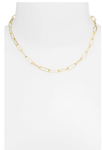 Melinda Maria Samantha Paper Clip Chain Link Necklace for $80, at Nordstrom