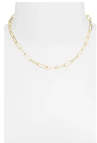 Melinda Maria Samantha Paper Clip Chain Link Necklace for $80, at Nordstrom