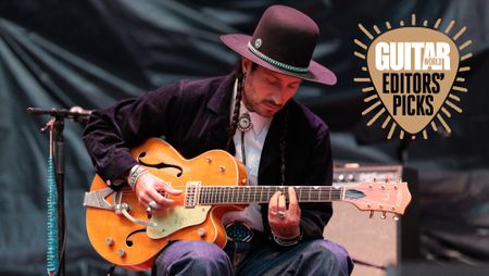 Estevan Guti&eacute;rrez of Hermanos Guti&eacute;rrez performs at the Red Rocks Amphitheatre in Morrison, Colorado on May 27, 2025 
