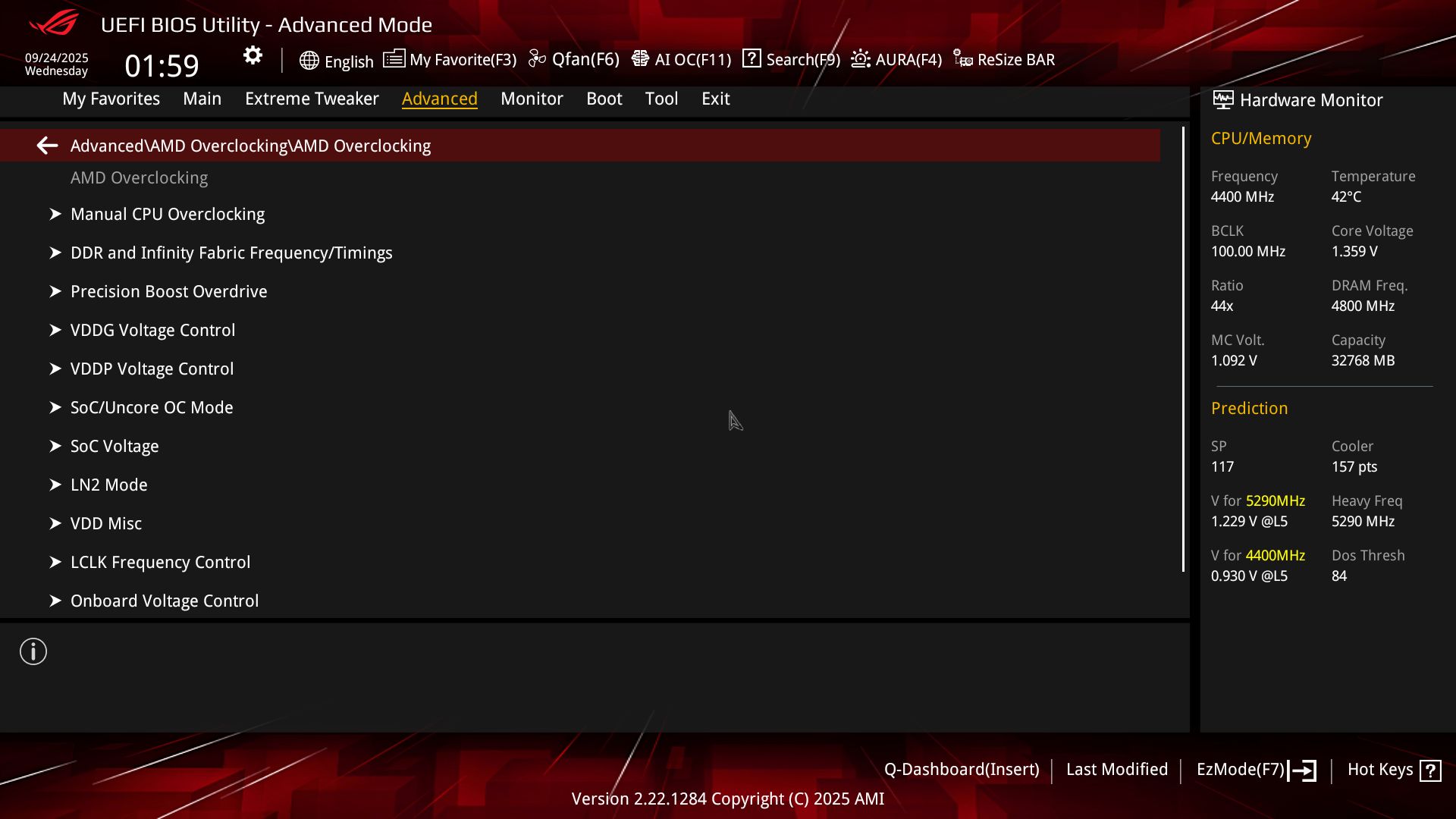 Asus ROG Crosshair X870E Extreme - BIOS Images