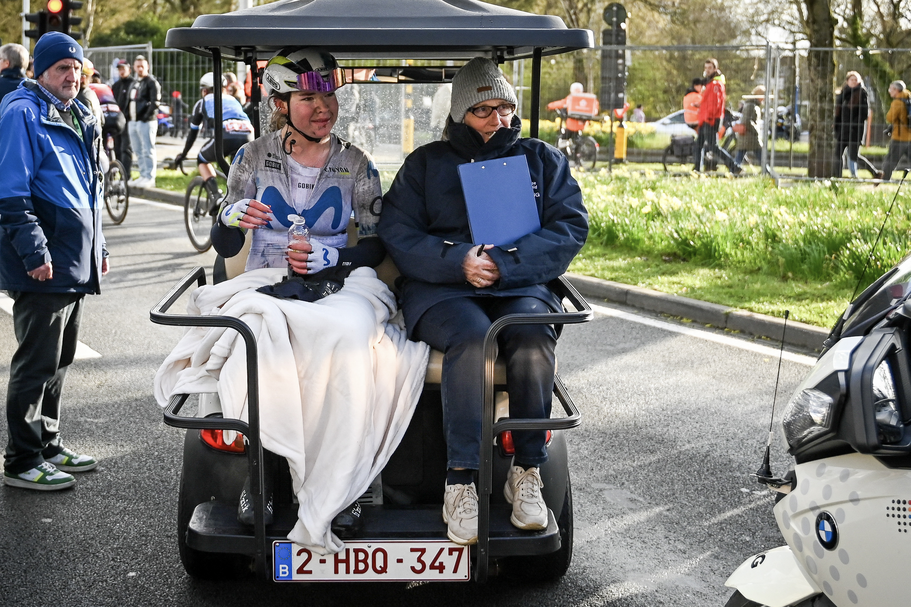 Carys Lloyd at the Ronde van Brugge