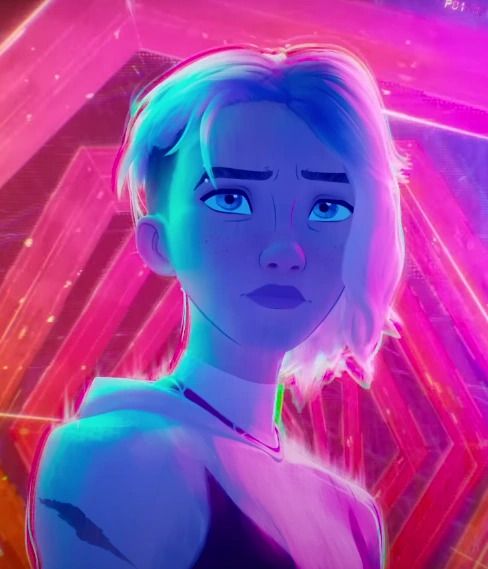 A screenshot from Spider-Man: Across The Spider-Verse