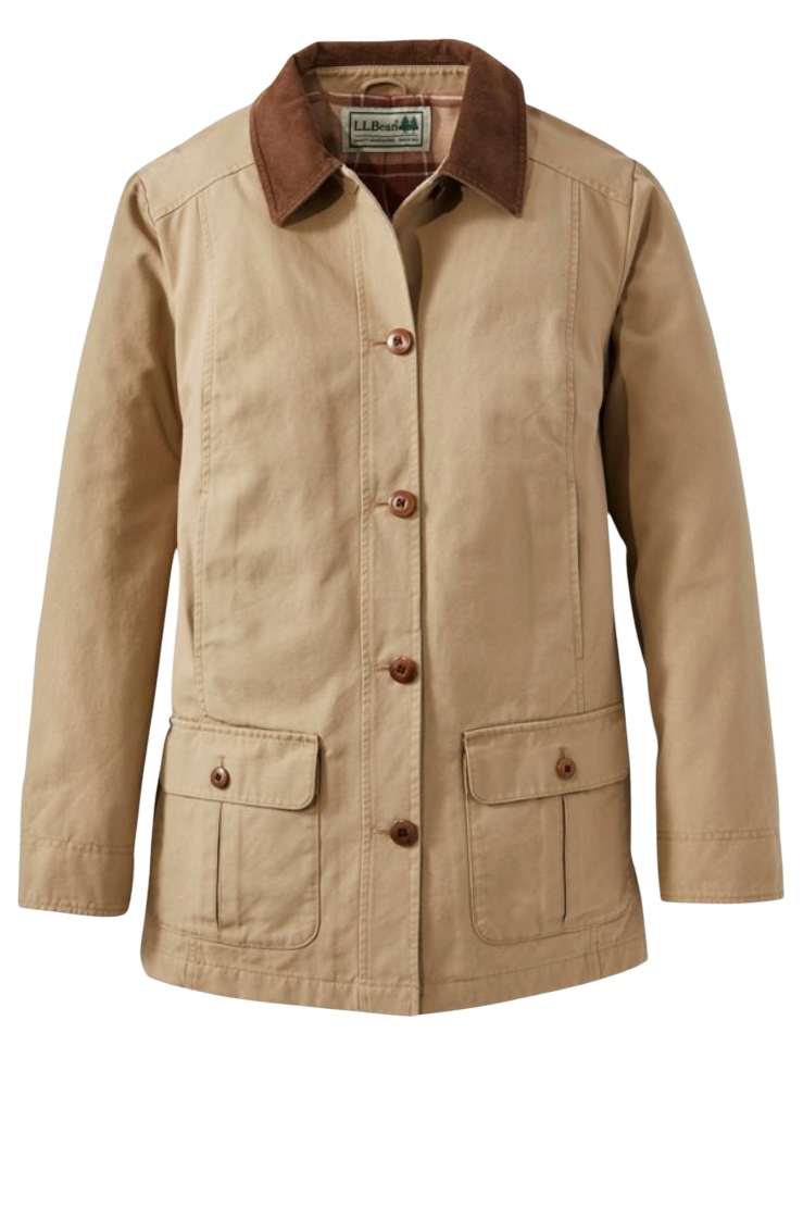 L.L. Bean , Women&#039;s Adirondack Barn Coat, Flannel-Lined