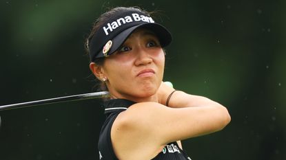 Lydia Ko takes a shot during the 2023 HSBC Women&#039;s World Championship at Sentosa