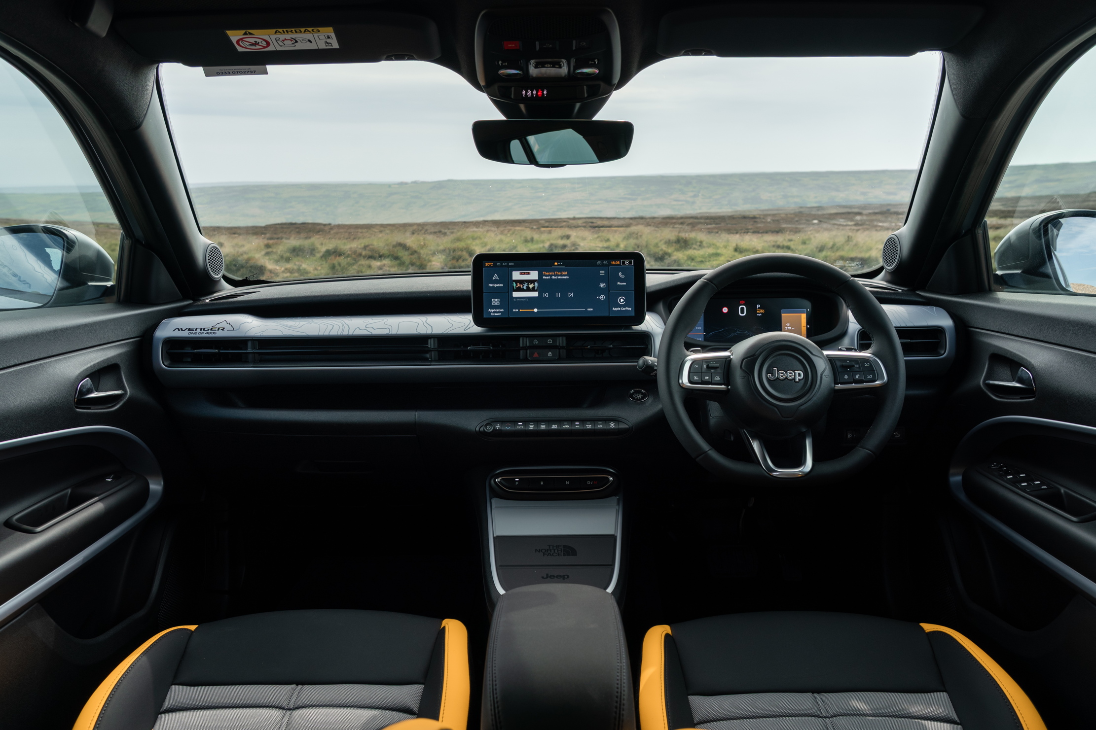Images of the Jeep Avenger x North Face