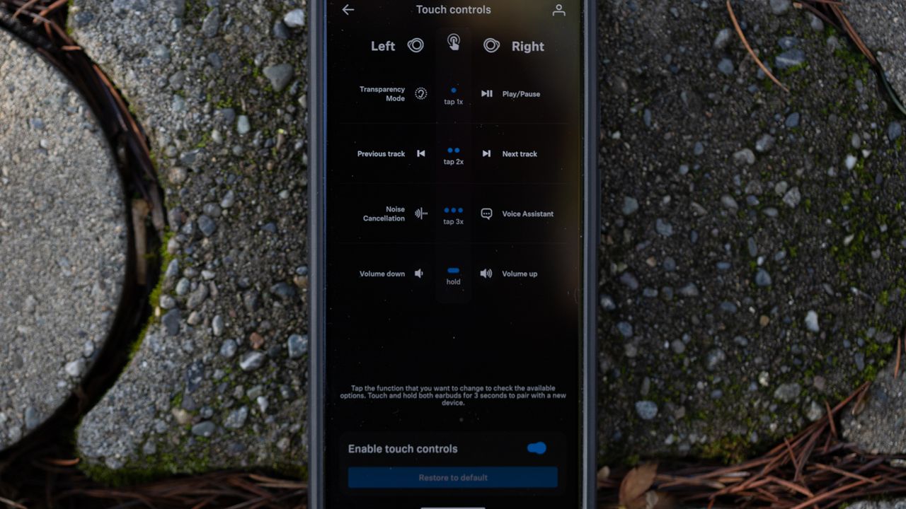 Sennheiser Momentum True Wireless 3 headphones button assignments