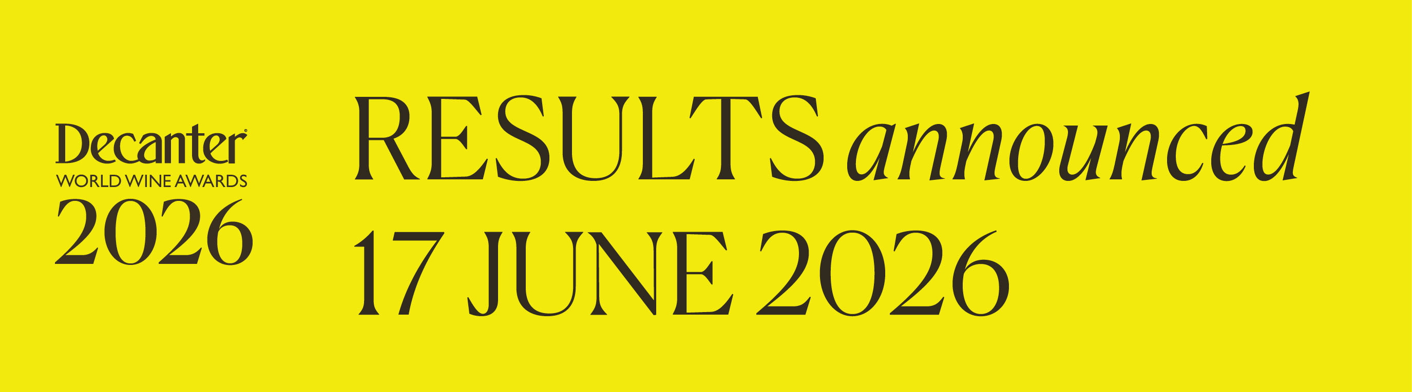 DWWA 2026 results out 17 June