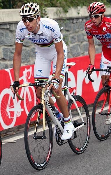 While his team-mate would win Lombardia there was plenty of attention on Ballan