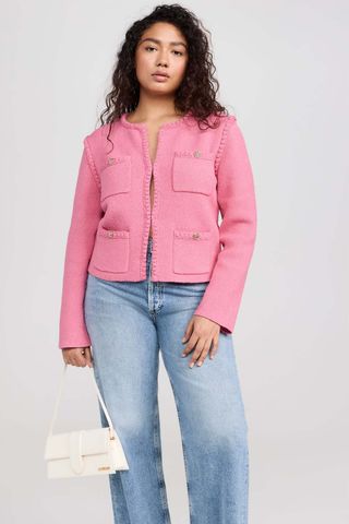 endless rose Braided Knit Jacket