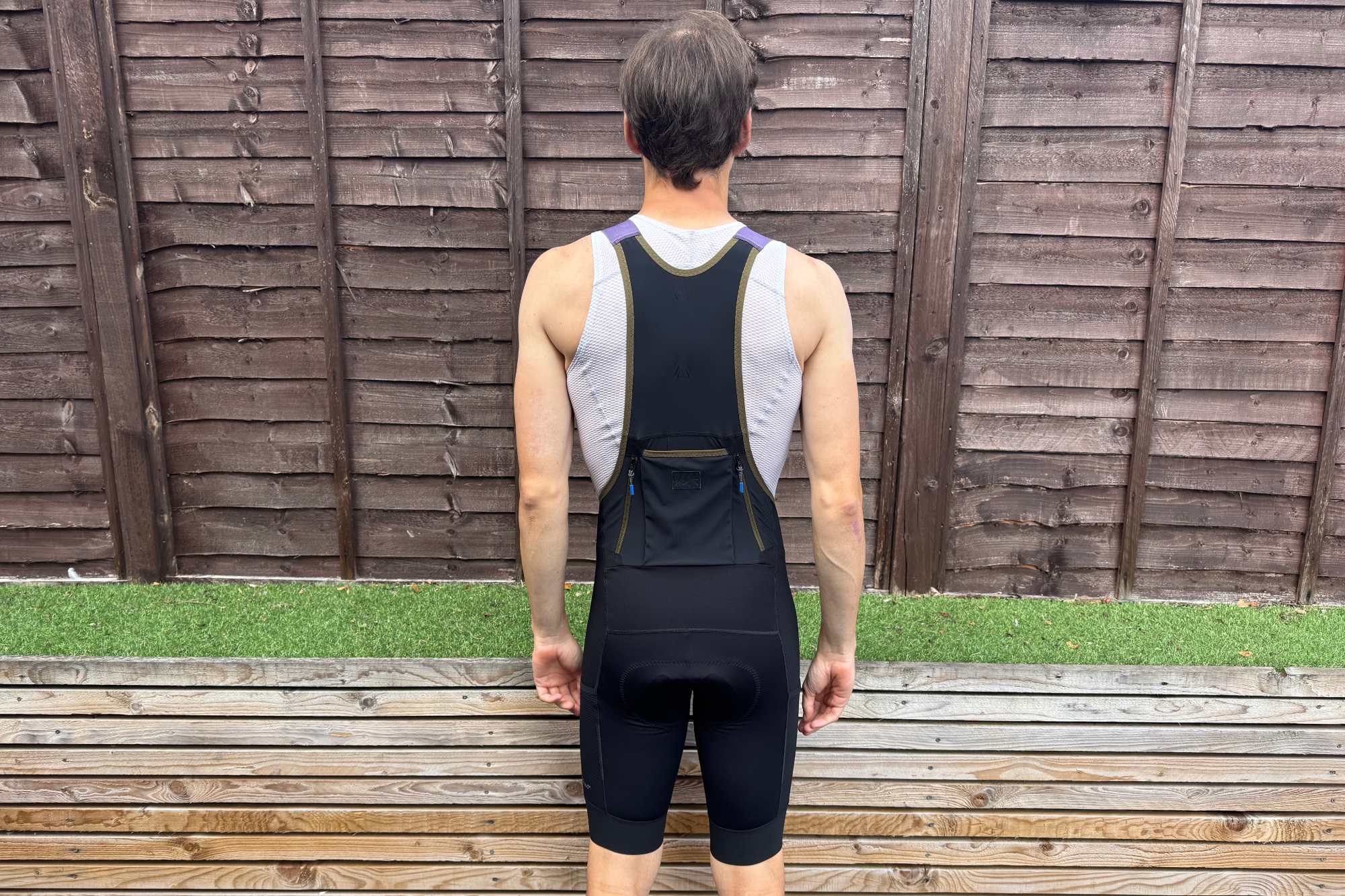 MAAP Alt-Road Cargo Bib Shorts 2.0 from the rear