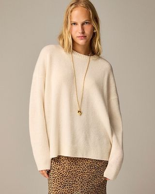 Pre-Order Relaxed Crewneck Sweater in Wool