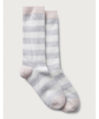Cashmere Stripe Bed Socks: was £36