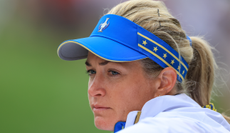 Suzann Pettersen stares into the distance