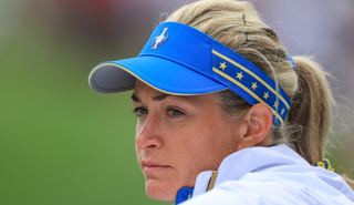 Suzann Pettersen stares into the distance