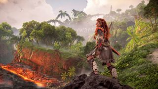 Aloy in Horizon Forbidden West Burning Shores