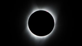 Solar eclipse. August 21, 2017. NASA & Carla Thomas.